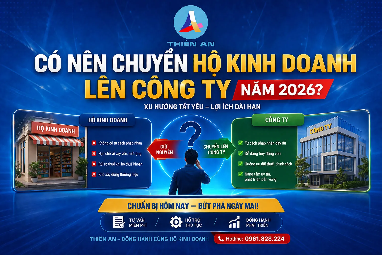 Việc chuyển đổi cần cân nhắc kỹ về chi phí vận hành, nghĩa vụ báo cáo tài chính và bảo hiểm.