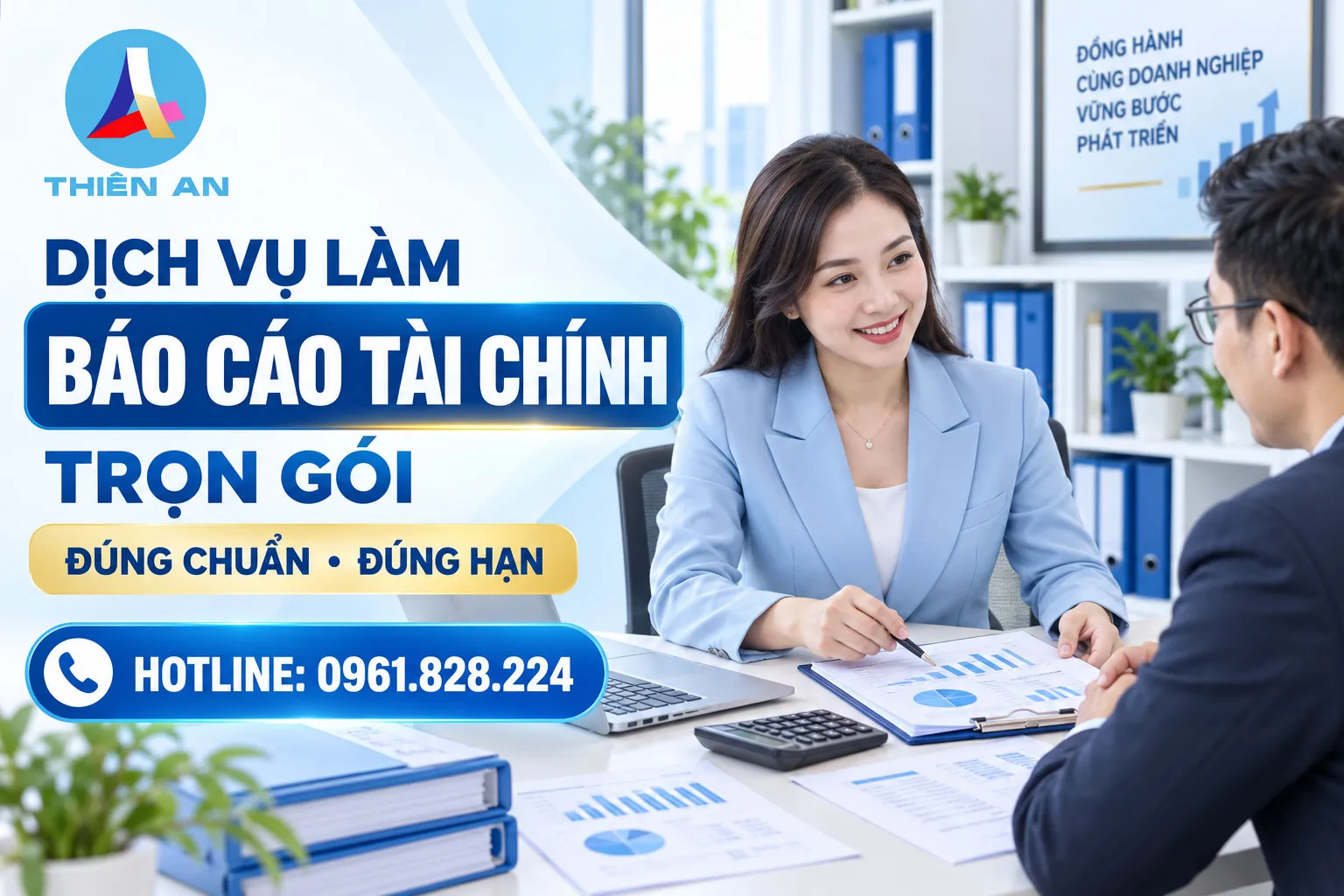 Dịch vụ làm báo cáo tài chính trọn gói tại Hà Nội - Kế Toán Thuế Thiên An.