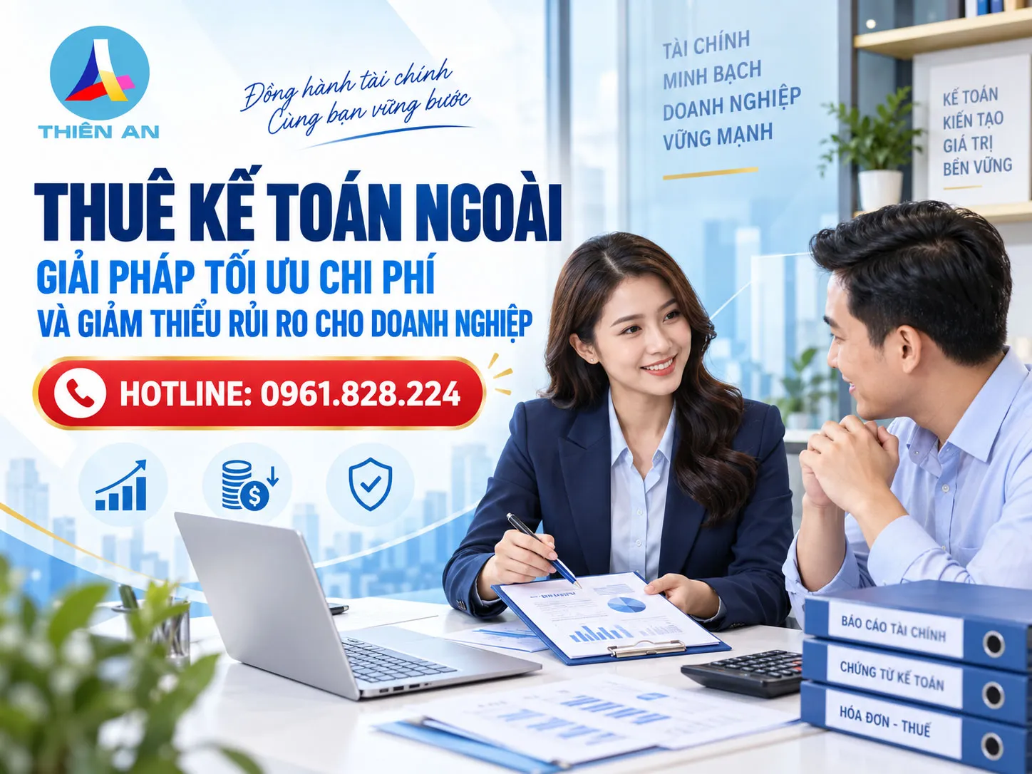 Kế Toán Thuế Thiên An cung cấp trọn gói dịch vụ kế toán cho doanh nghiệp.
