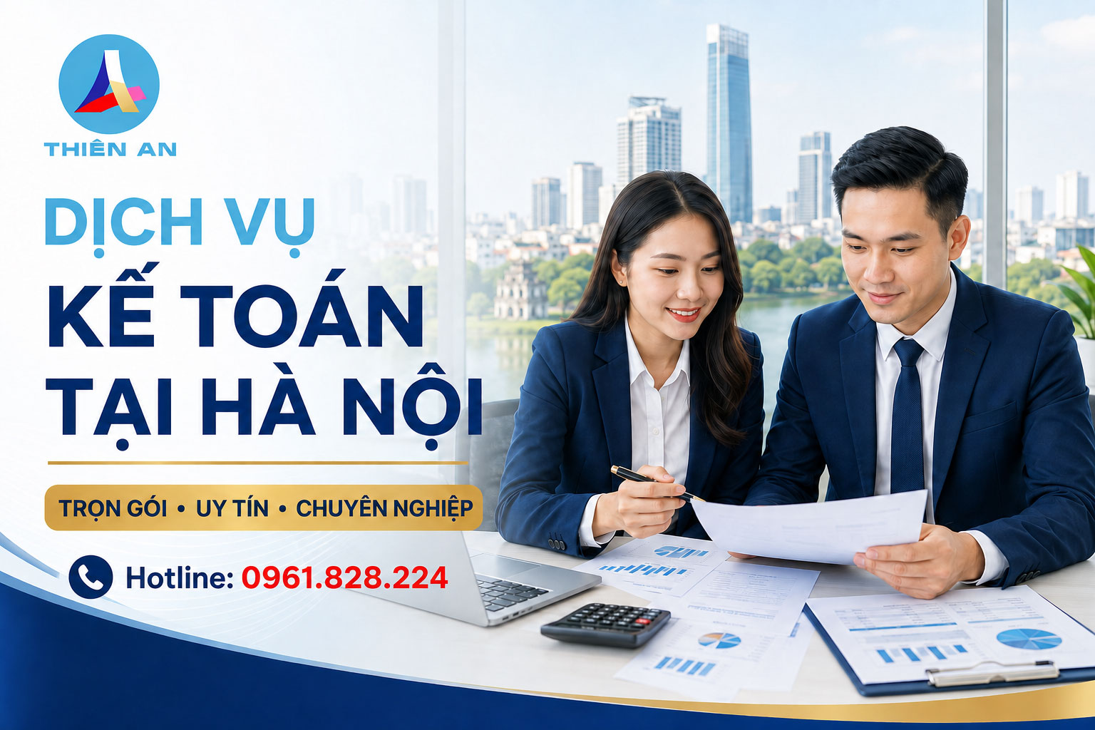 Dịch vụ kế toán tại Hà Nội - Trọn gói - Uy tín, chuyên nghiệp