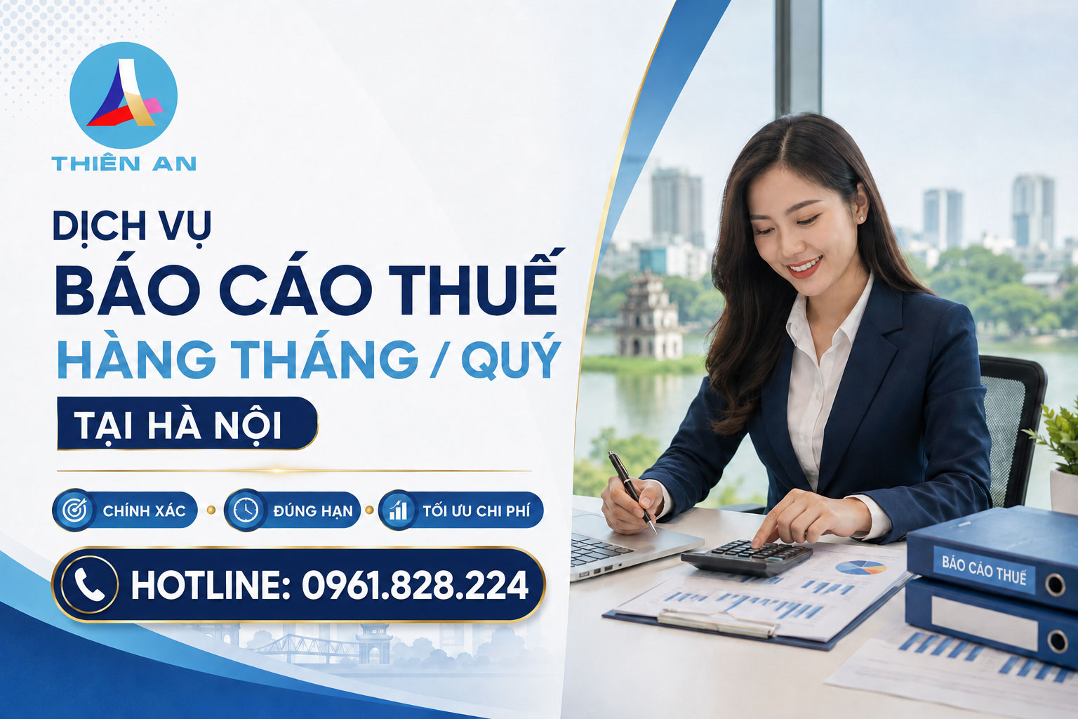 Dịch vụ báo cáo thuế hàng tháng/quý tại Hà Nội - Chính xác, đúng hạn, tối ưu chi phí